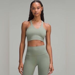Lululemon Bend This Front-To-Back Longline Bra V and Racer Neck